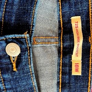 Levi bootcut high rise jeans